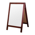 A-frame Wet-Erase Board Sidewalk Sign - Full Frame